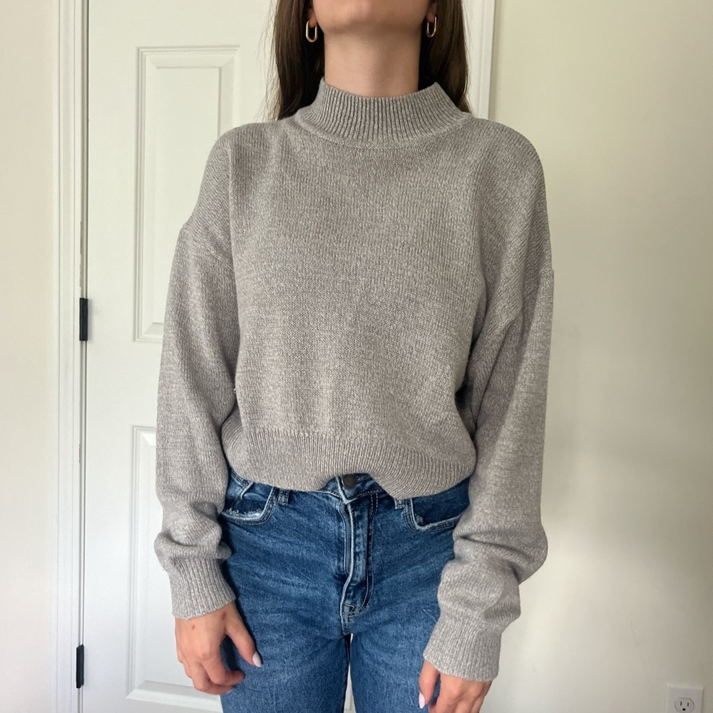H&M mock neck sweater